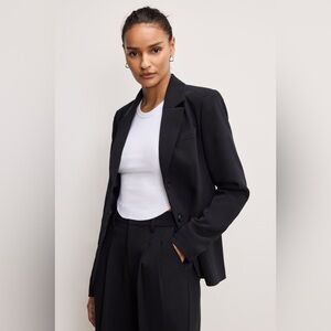 Good American LUXE SUITING BLAZER in black